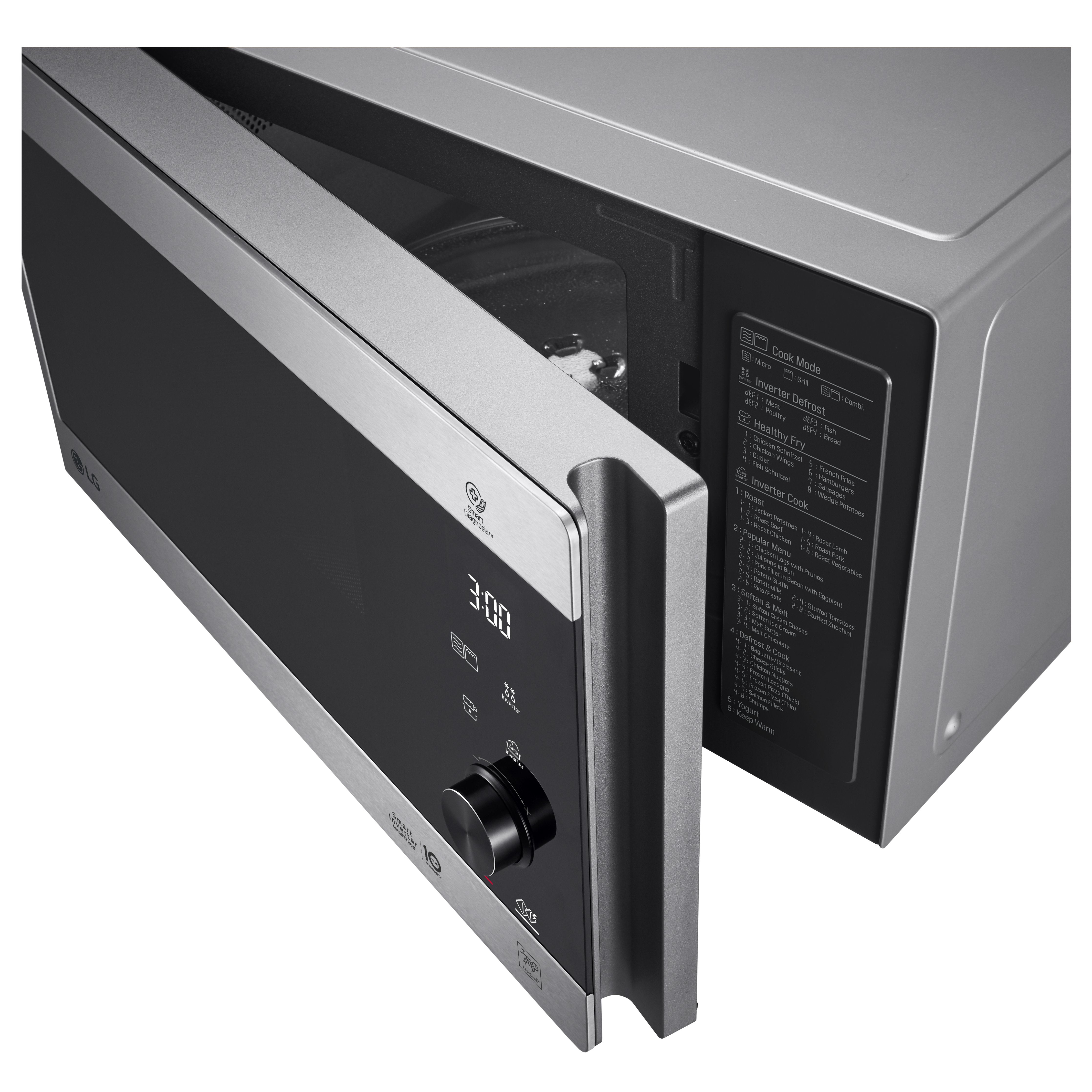 EAN 8801031522682 - LG MH6565CPS microondas Acero inoxidable Microondas con grill Encimera 25 L 1150 W imagen 4