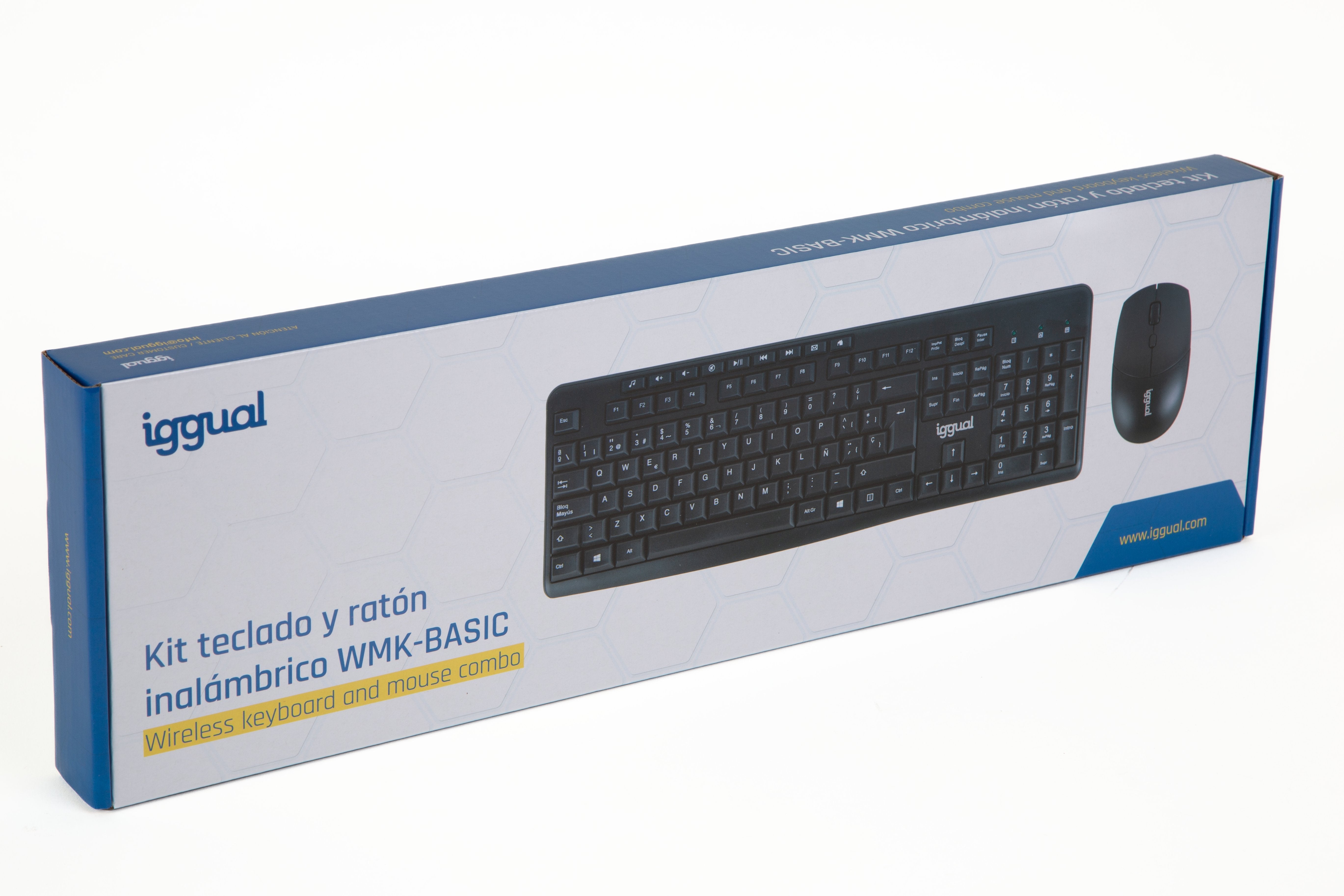 Iggual Kit Teclado Ratón Inalámbrico Wmk-Basic