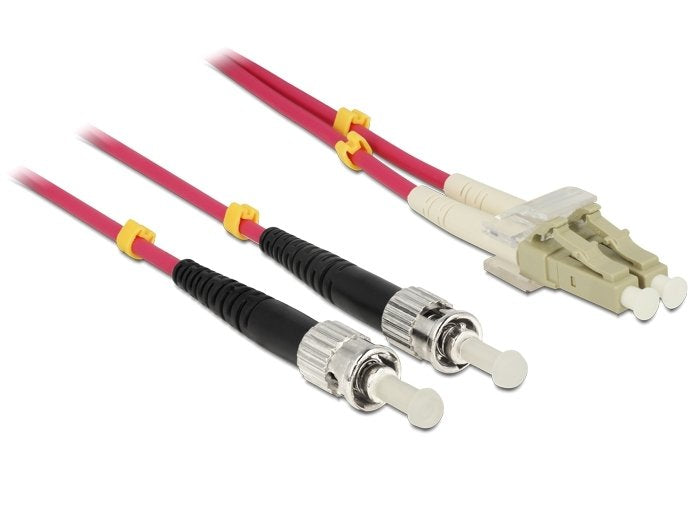 Delock Cable Lichtwellenleiter Lc > St Multimode Om4 5 M