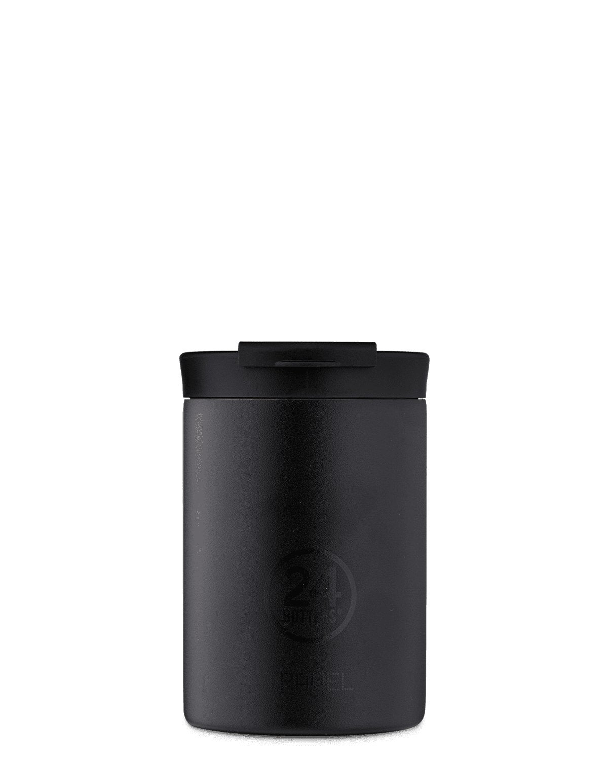 EAN 8051513926723 - 24Bottles 24B629 bidón de agua Uso diario 350 ml Acero inoxidable Negro imagen 1