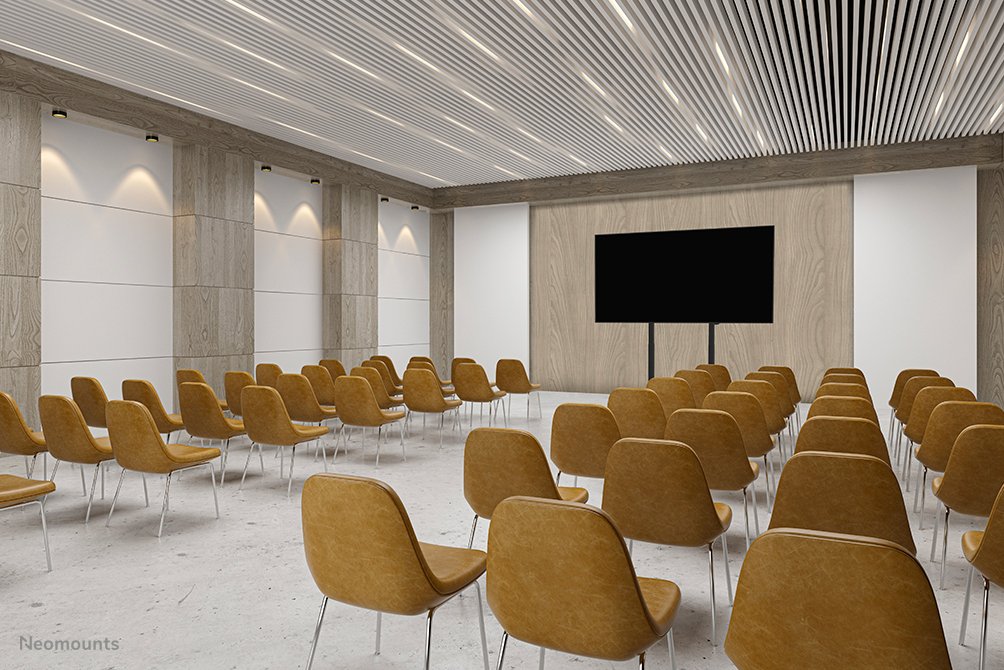 Neomounts Rollwagen 1200x600 -160kg 75-115'' Elektrisch Höv Negro