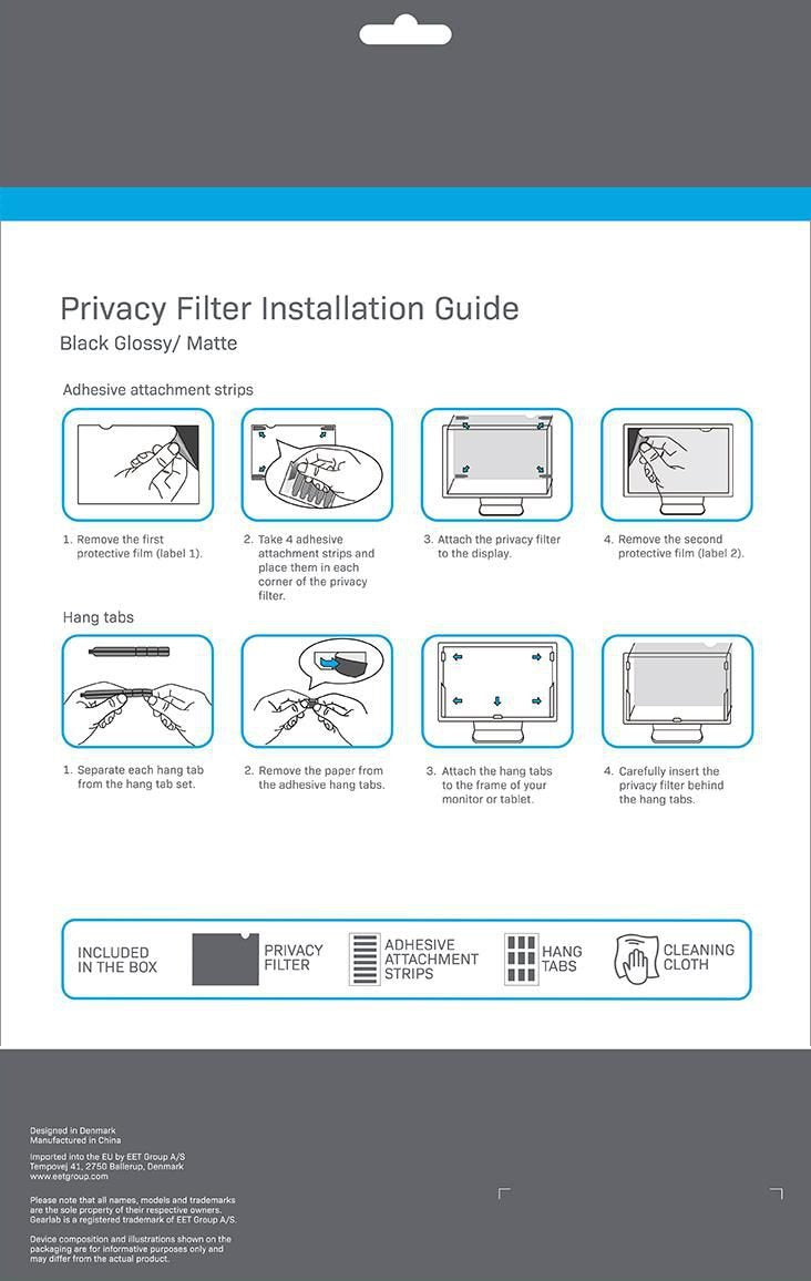 EAN 5715063318096 - eSTUFF GLBB17383215 filtro para monitor 43,9 cm (17.3") Portátil Filtro de privacidad para pantallas sin imagen 2