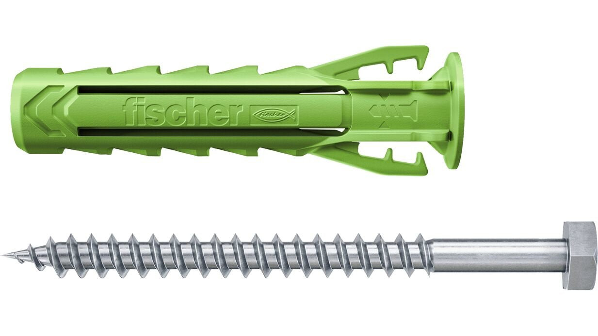 Fischer Sx Plus Green 10x50 S K 5, 567867, Pasador Verde
