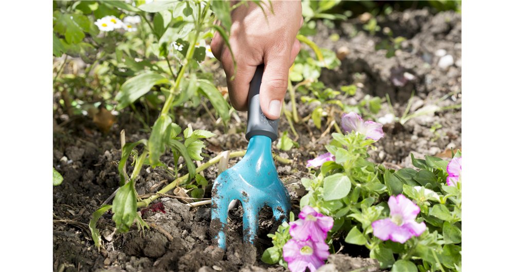 Gardena Classic Flower Tenedor Turquesa, 7.5cm