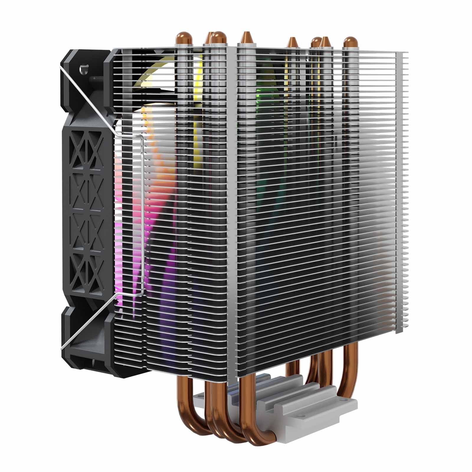 EAN 5901986048787 - Savio SAVGCOVORTEXX2ARGB sistema de refrigeración para ordenador Conjunto de chips Refrigerador de aire 1 imagen 8
