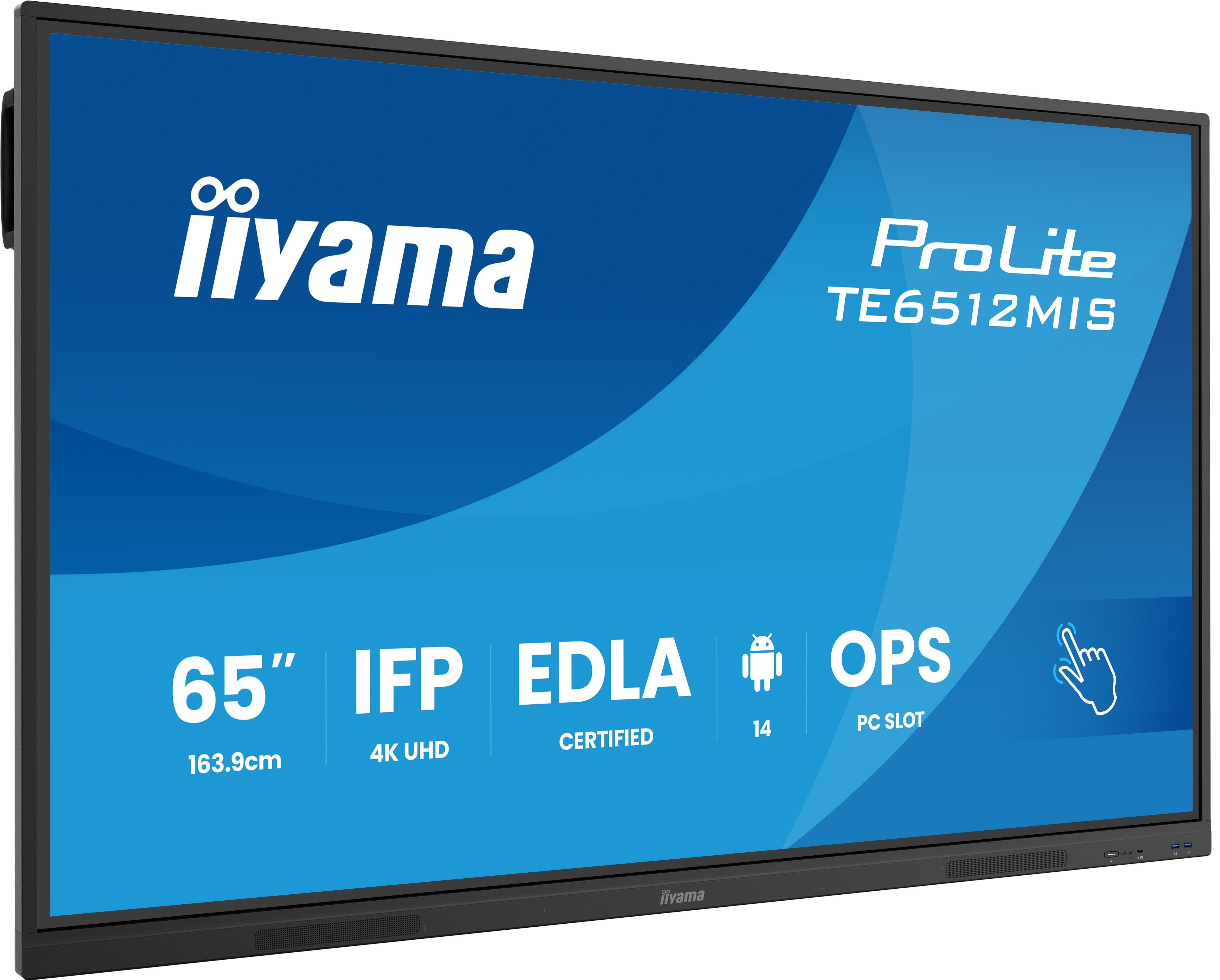 Iiyama Ds Te6512mis 163.9cm Va Touch 65'' 3840x2160 Vga 2xhdmi 2xusb-C