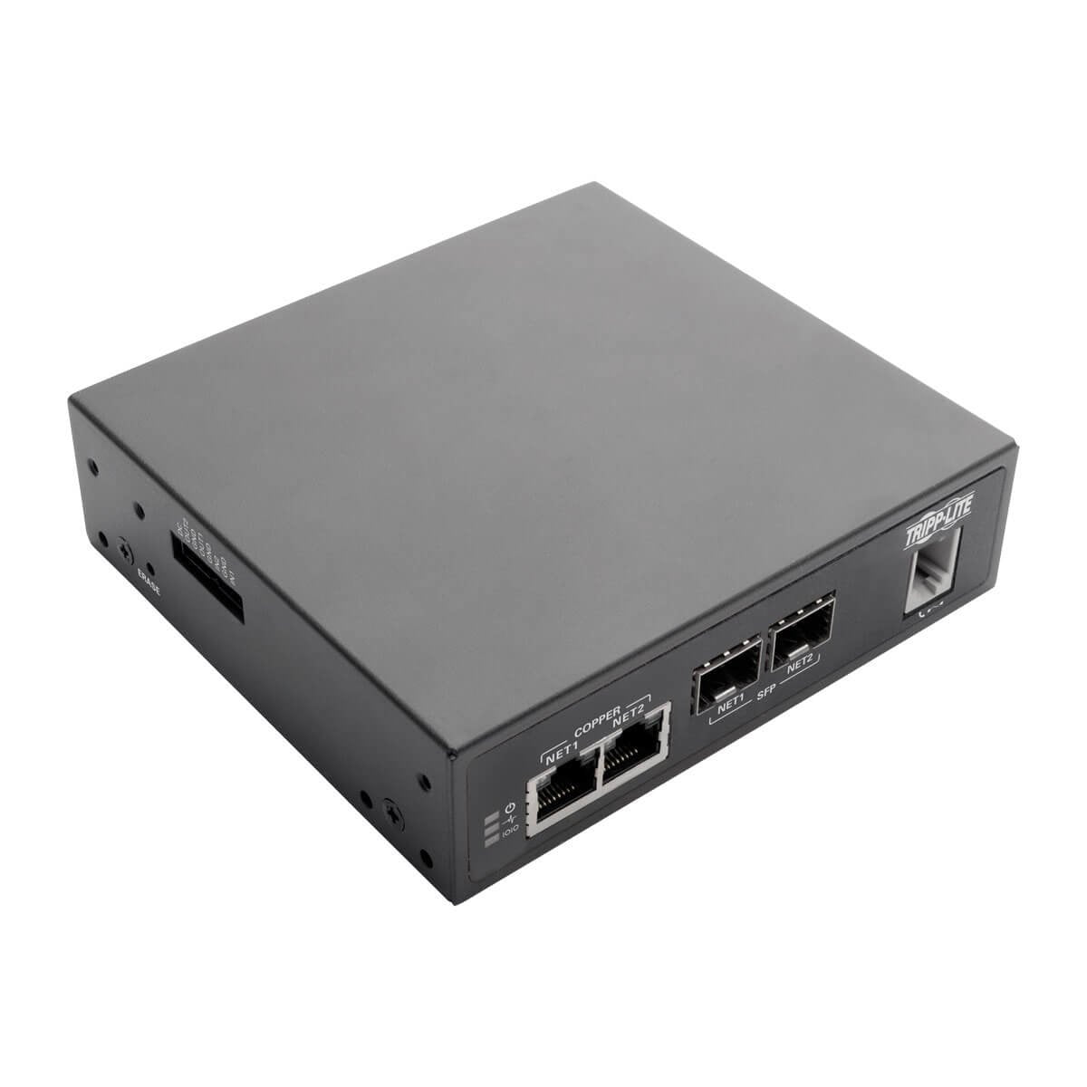 Eaton Tripp Lite 8-Port Console Server With Built-In Modem Dual Gbe Nic 4gb Flash And Dual Sfp