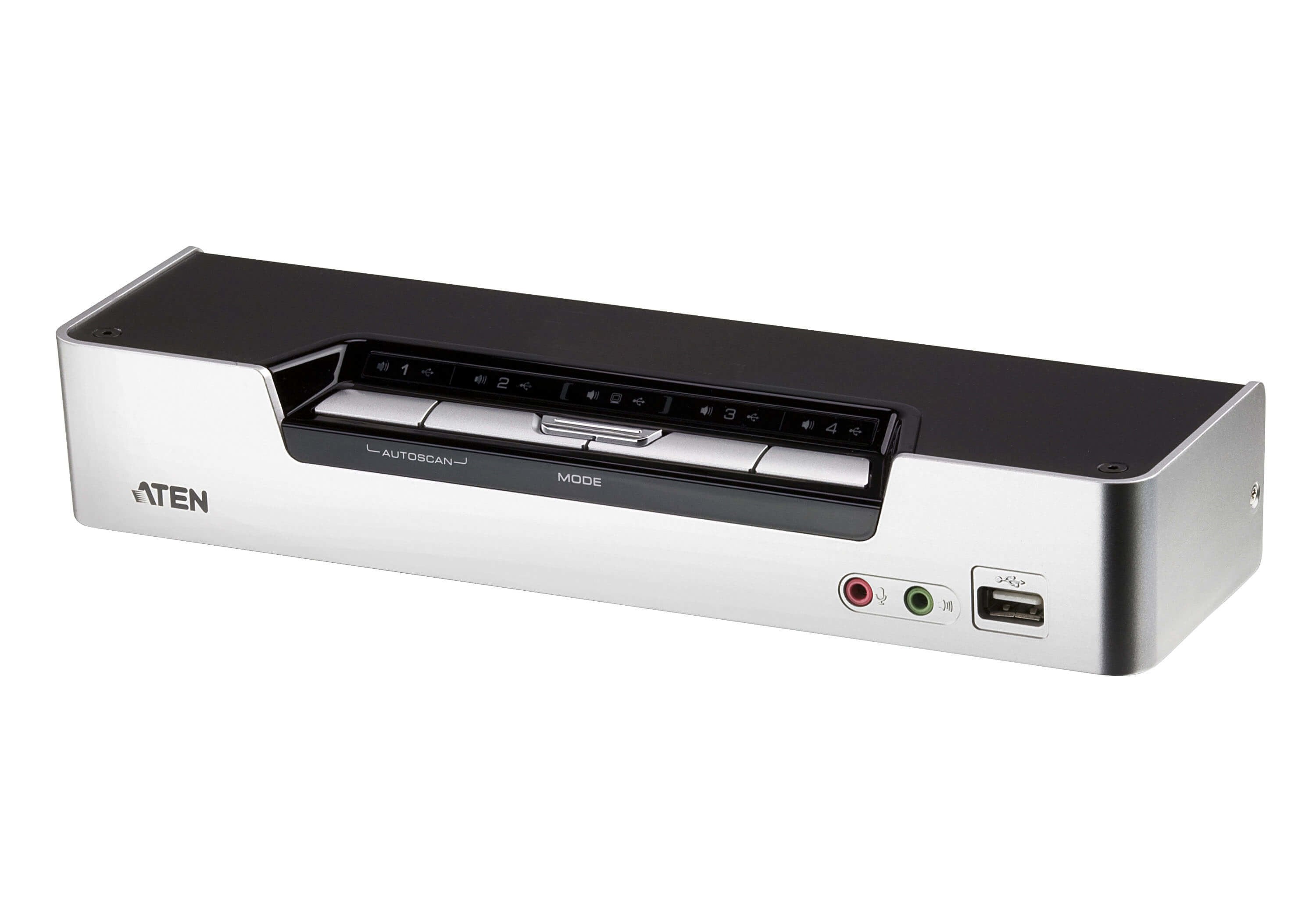 Switch Kvmp, Aten, 4 Faz, Cs1794, Hdmi, Usb 2.0, Audio