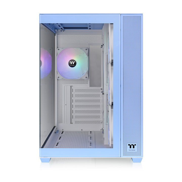 Caja Pc Thermaltake View 380 Tg Argb, Azul Claro, Vidrio Templado X 2 Ca-1z2-00mfwn-00