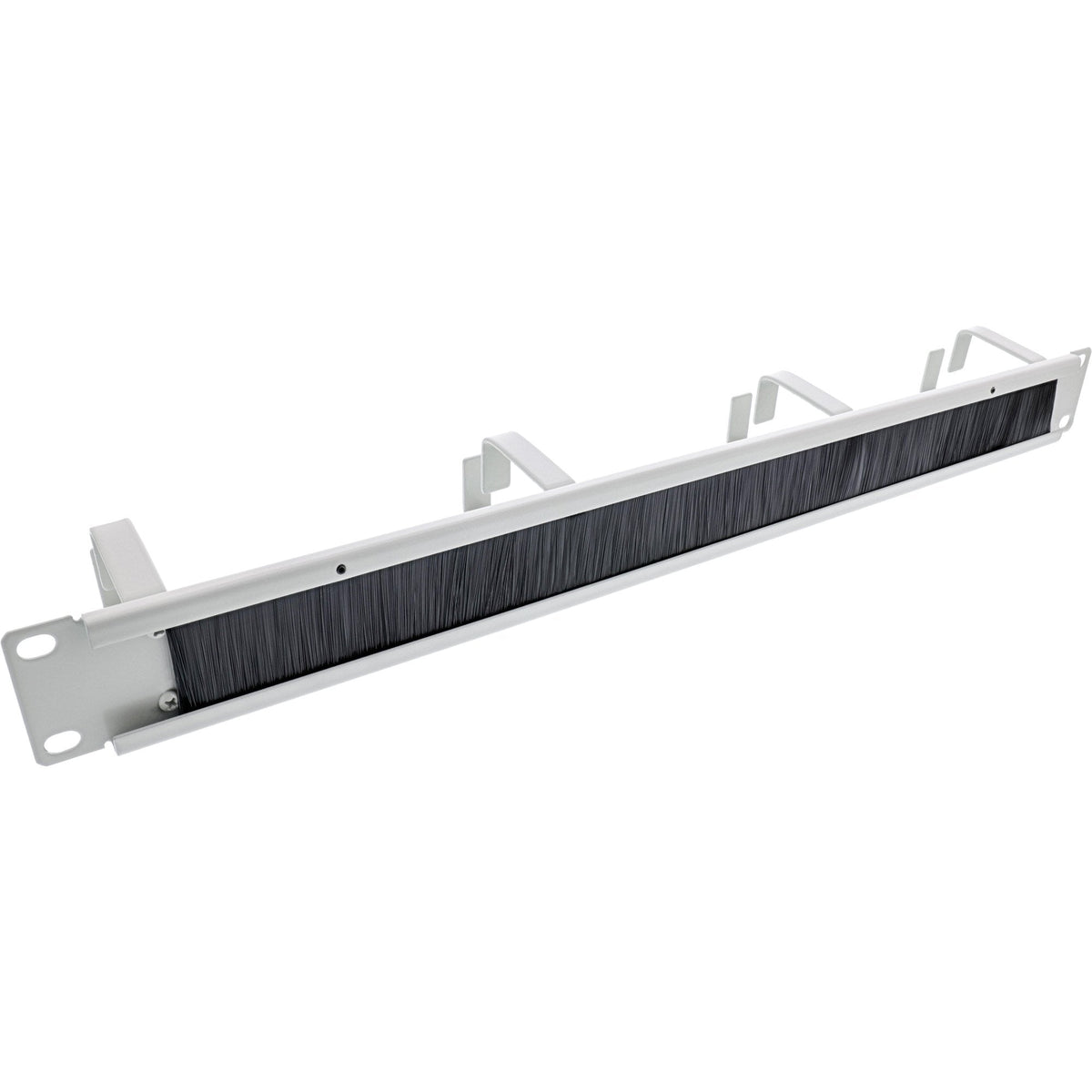 Placa Pasamuros Inline 19" Con Cepillo, 1u, Gris Ral 7035