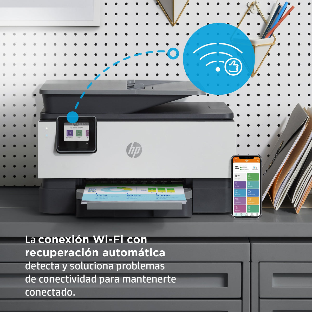 EAN 0195161213915 - HP OfficeJet Pro 9012e All-in-One Prntr Inyección de tinta térmica A4 4800 x 1200 DPI 22 ppm Wifi imagen 8