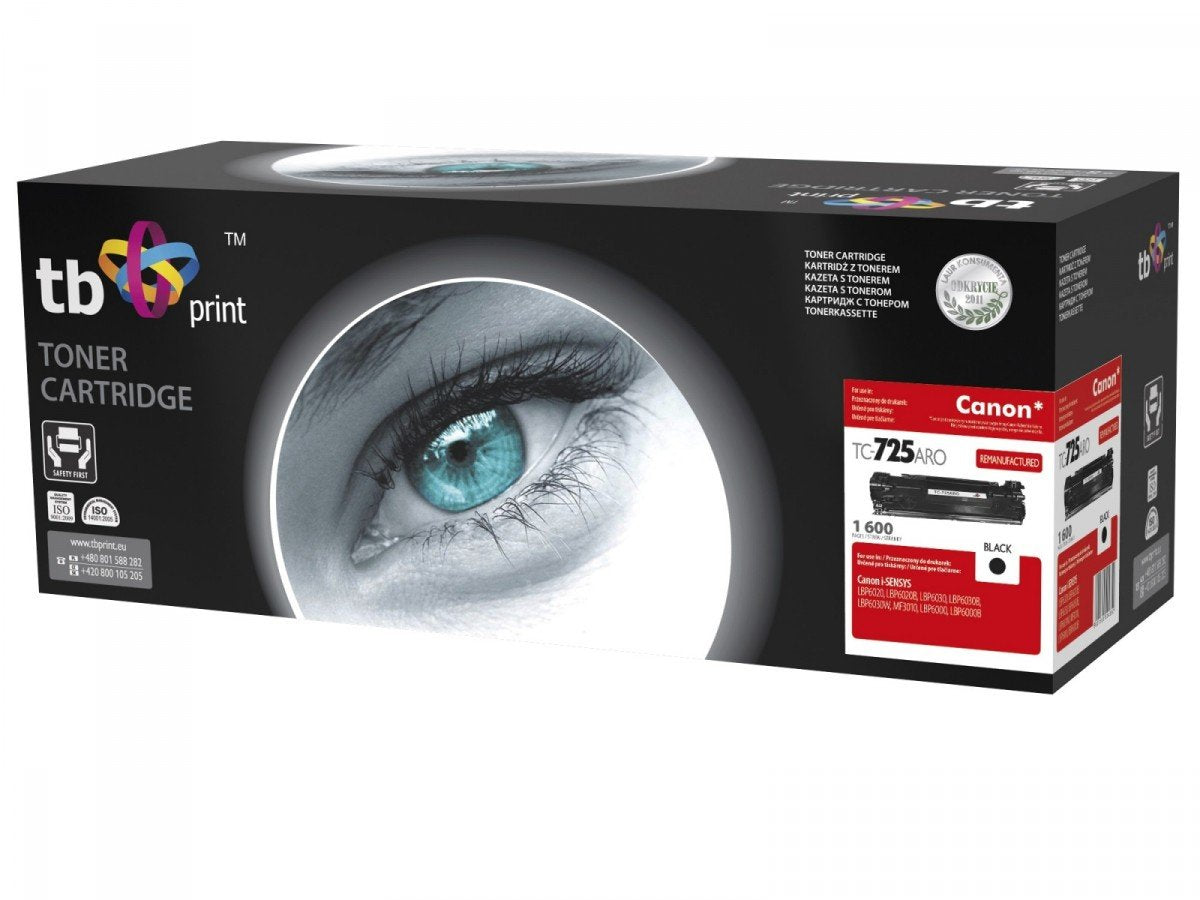 EAN 5901500504850 - TB Print TC-725ARO cartucho de tóner 1 pieza(s) Negro imagen 1
