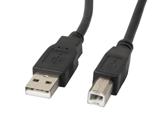 Lanberg Cable Usb-A Macho A Usb-B Macho Ca-Usba-11cc-0018-Bk,Ferrita,Negro,1.8 Metros