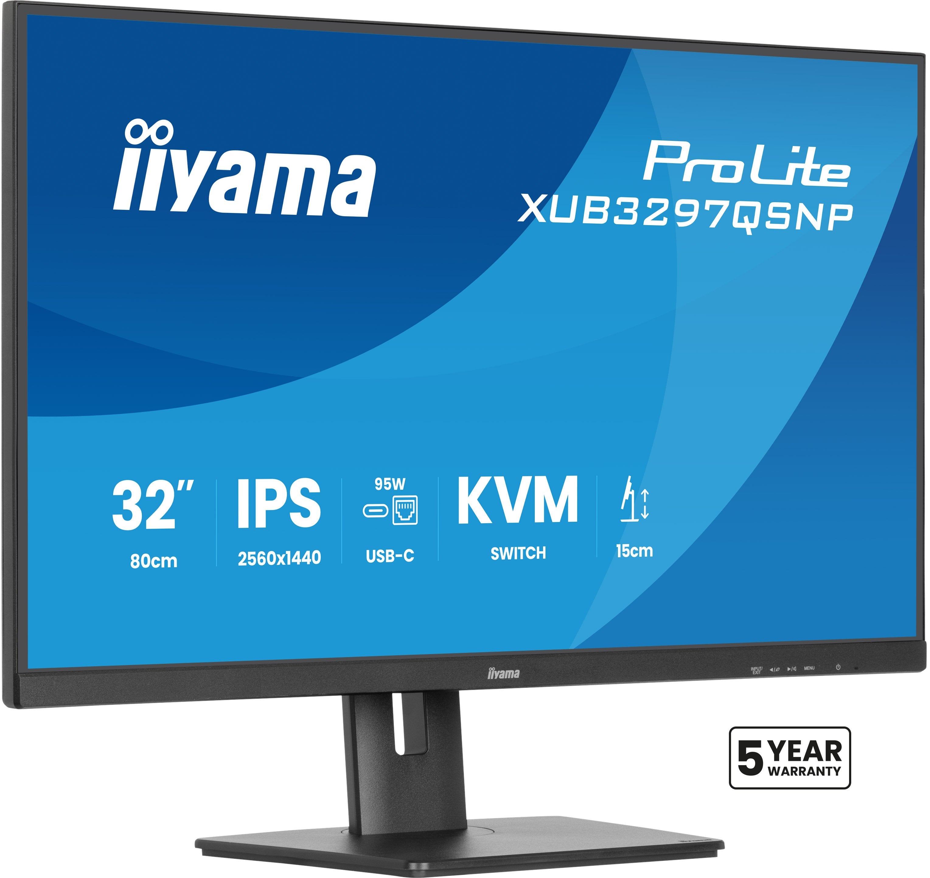 EAN 4948570124435 - iiyama ProLite XUB3297QSNP-B1 pantalla para PC 81,3 cm (32") 2560 x 1440 Pixeles Quad HD LED Negro imagen 1