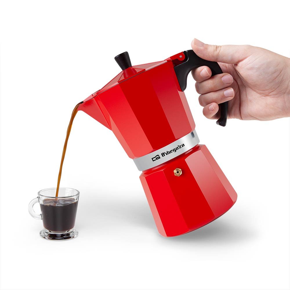 Cafetera Orbegozo Kfr 1240 De Aluminio - Prepara 12 Tazas De Cafe En Minutos - Compatible Con Diferentes Tipos De
