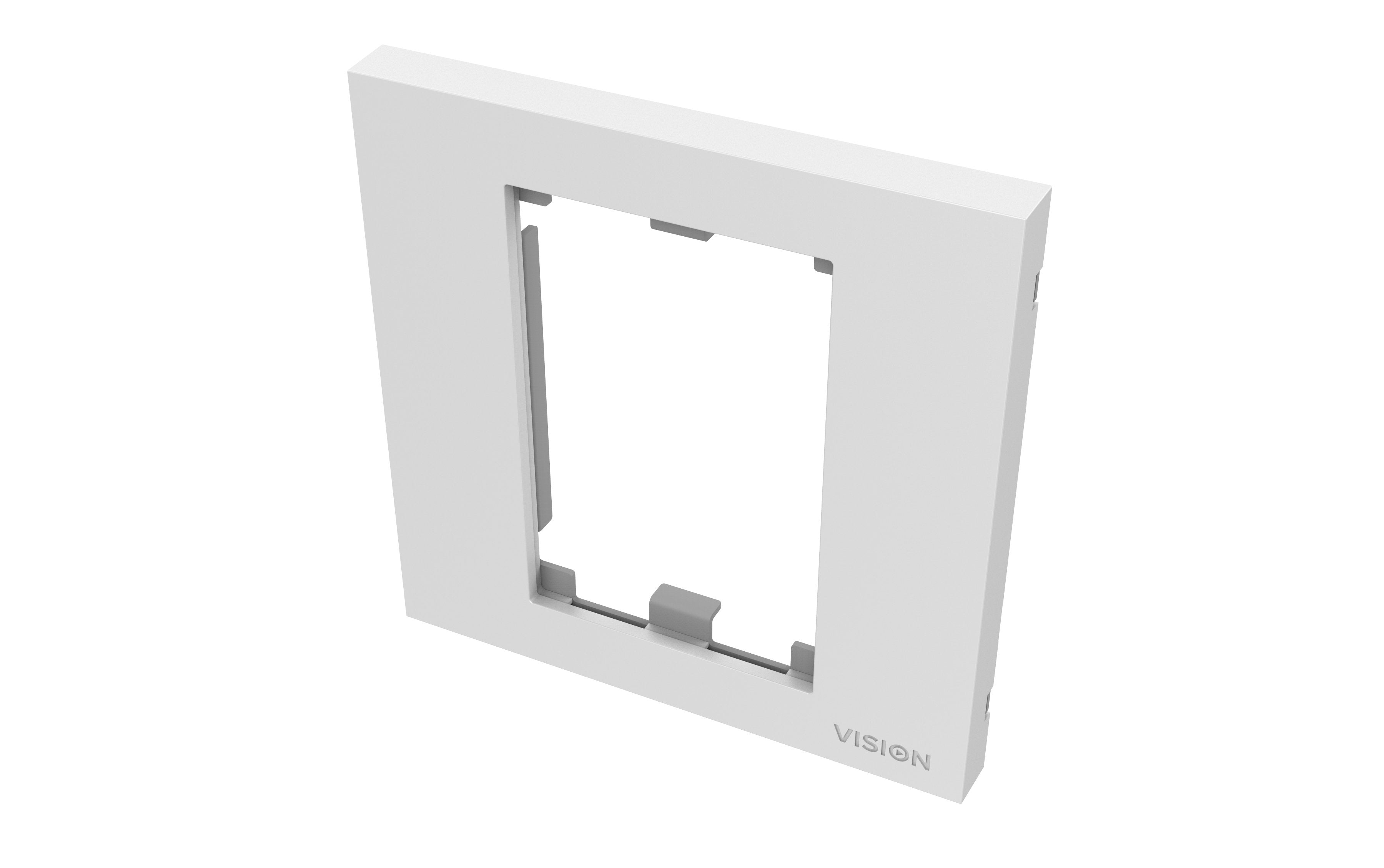 EAN 3446602000005 - Vision TC3 SURR1G placa de pared y cubierta de interruptor Blanco imagen 1
