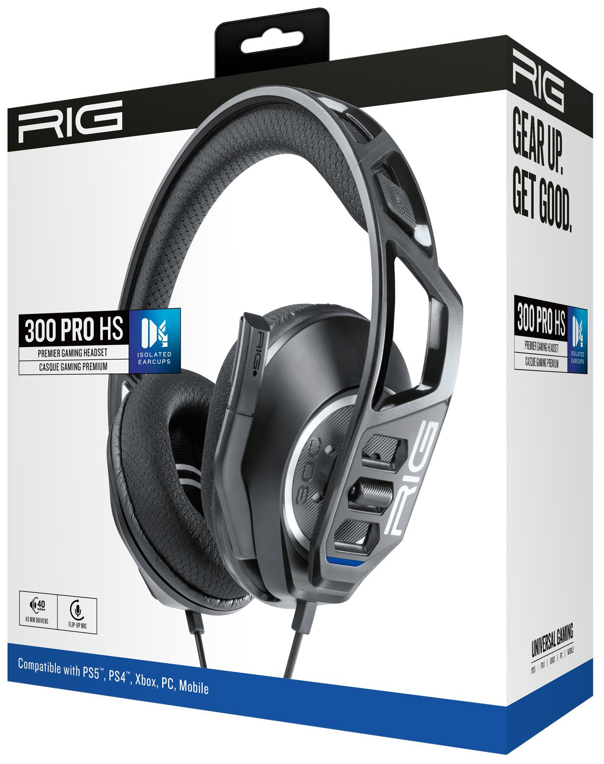 Auriculares Gaming Rig Serie 300pro Hs, Para Ps4 Ps5