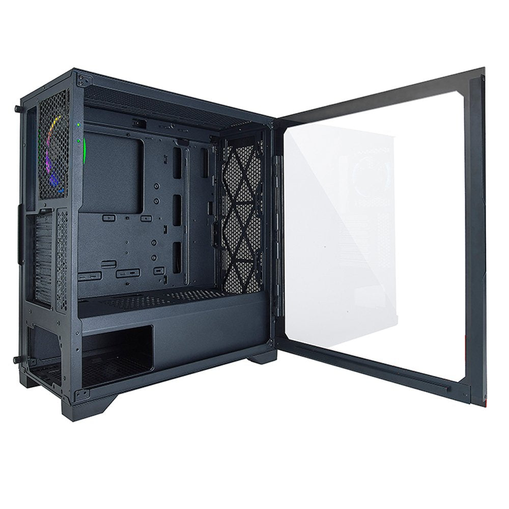 Caja Pc Azza Hive 450 Gaming Miditower Negro Rgb Retail