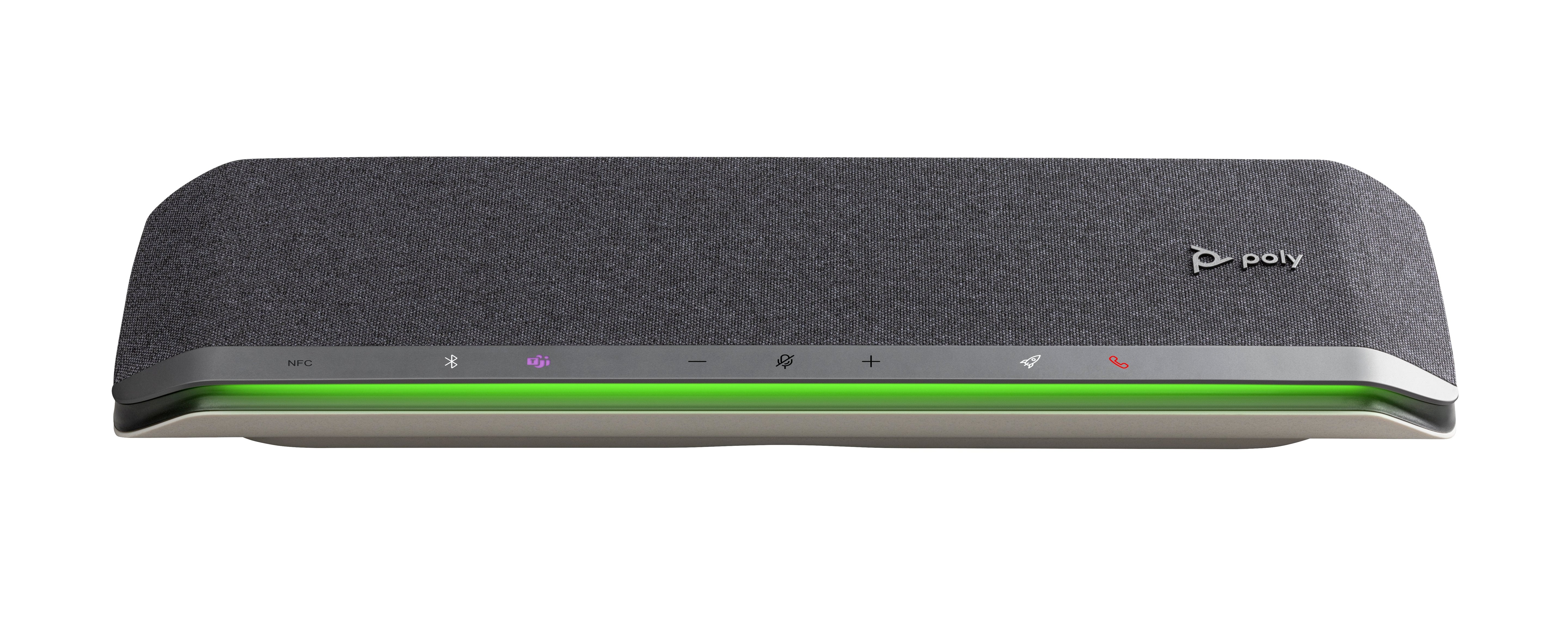 Poly Sync 60-M Altavoz De Manos Libres Inteligente Bluetooth Inalámbrico Cableado Nfc Usb-C Usb-A Plata