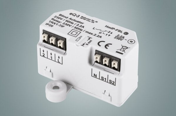 Homematic Ip Actuador De Persiana Smart Home Empotrado (Hmip-Fbl), 151398a0