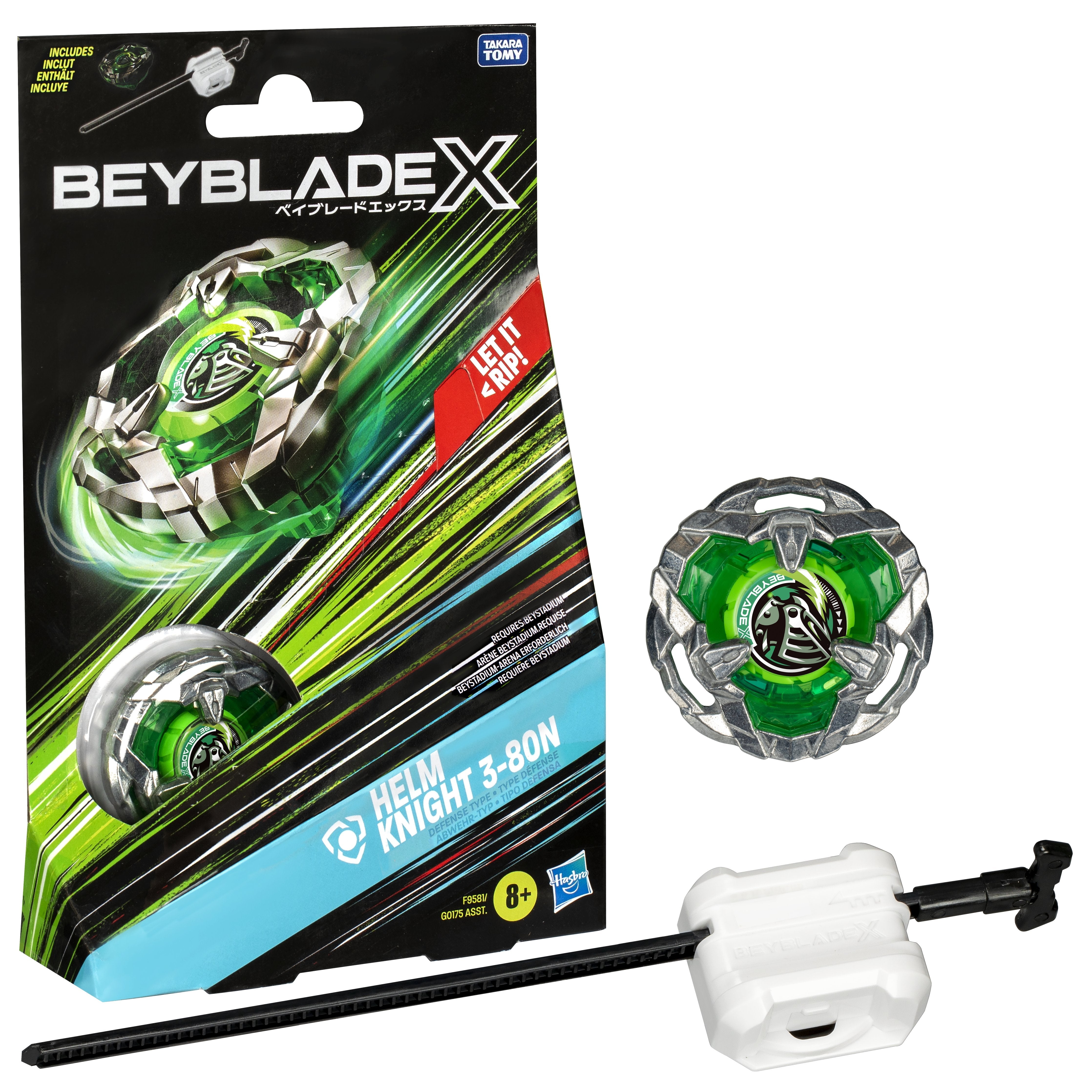 Juego Kit Inicial Sword Dran 3-60f Beyblade X Surtido