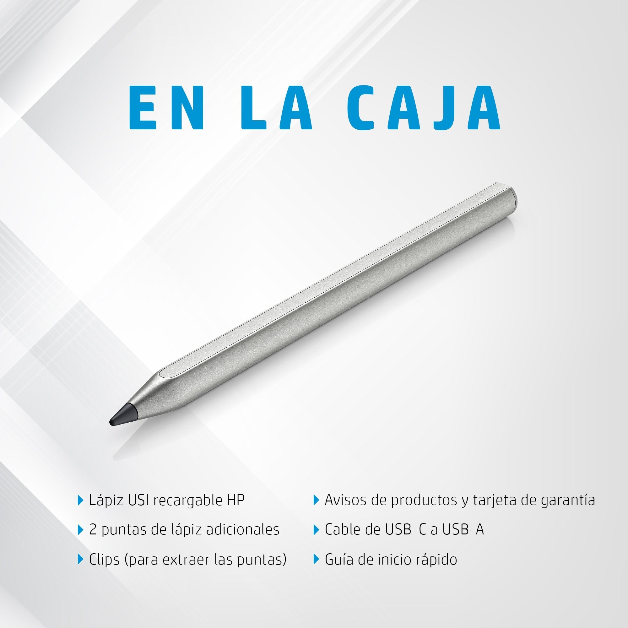 Lápiz Electrónico Hp Usi Para Hp Chromebook X2 11 Plata