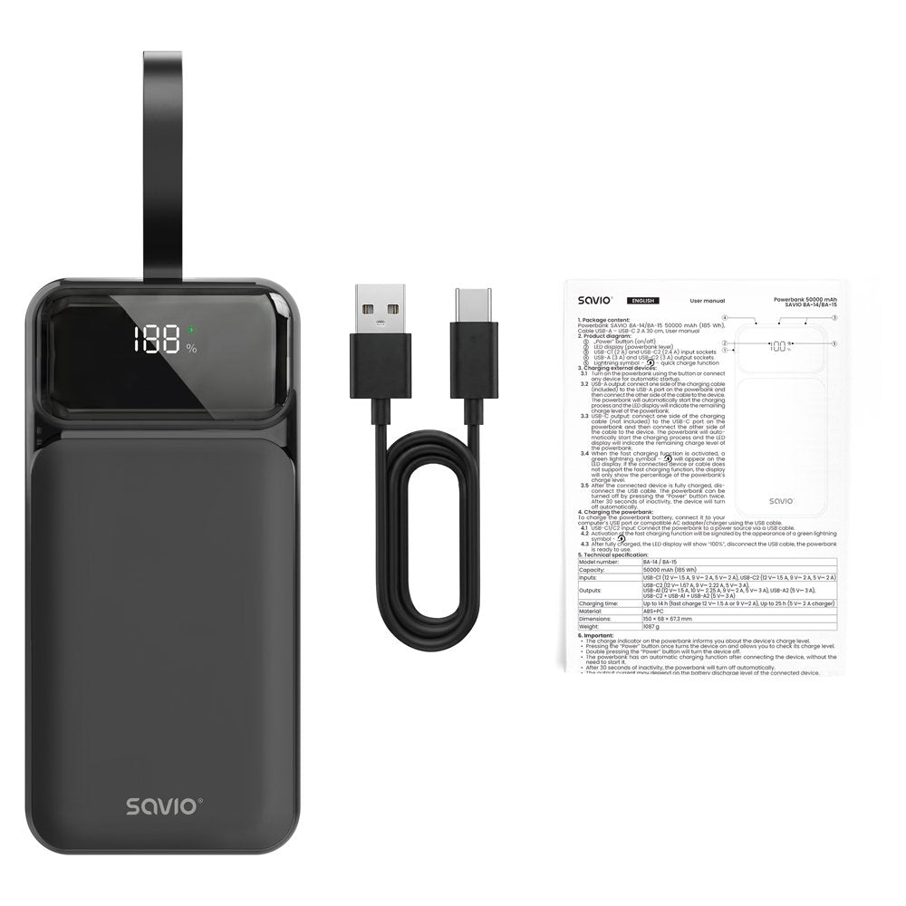 Powerbank 50000 Mah Negroba-14