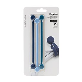 Bluelounge Magwrap Presilla Brida Reutilizable Azul 4 Pieza(S)