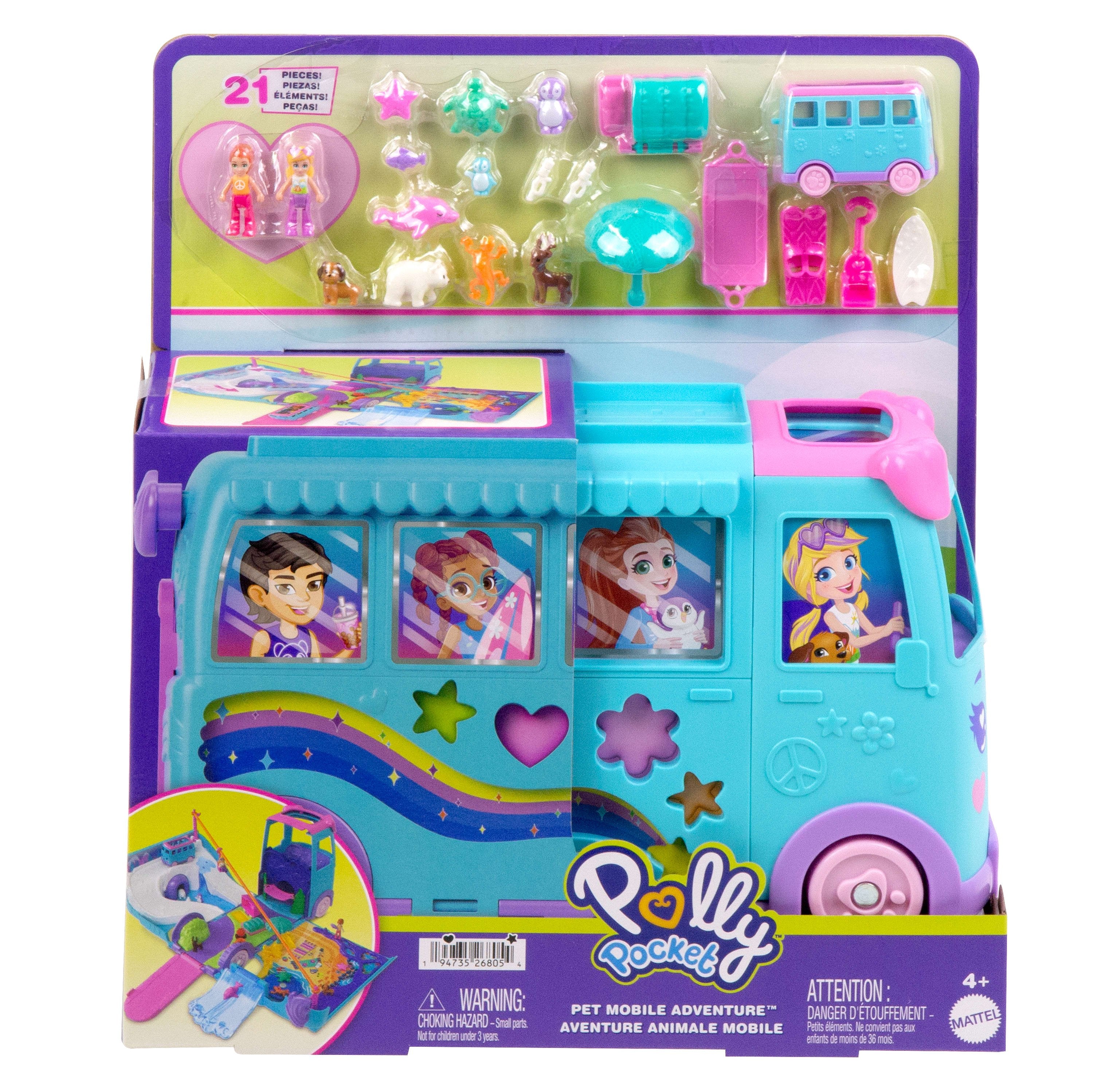 EAN 0194735268054 - Polly Pocket JCC22 set de juguetes imagen 6