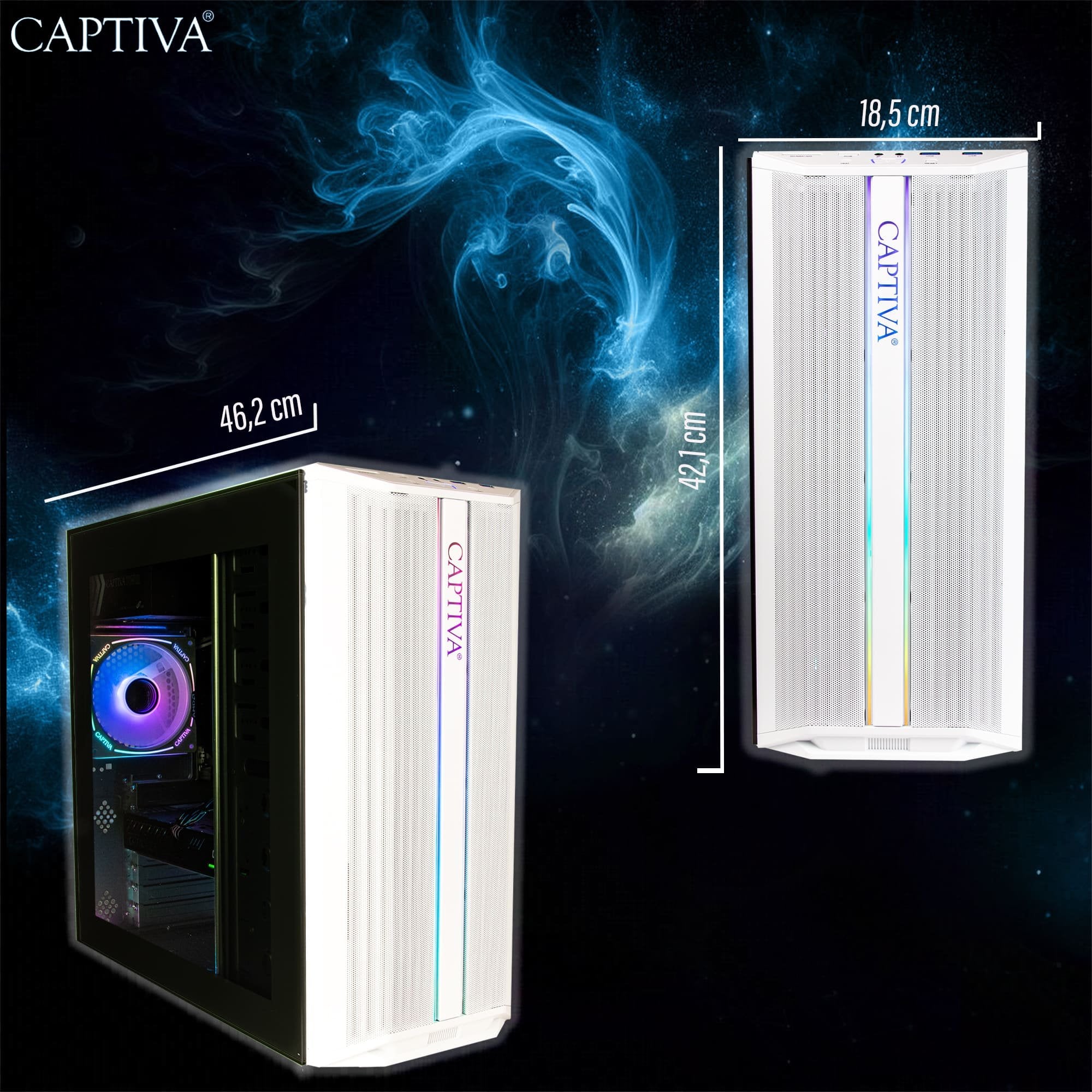 EAN 4046373929629 - CAPTIVA 92962 PCs/estación de trabajo AMD Ryzen™ 5 5500 16 GB DDR4-SDRAM 500 GB SSD NVIDIA GeForce RTX 50 imagen 7