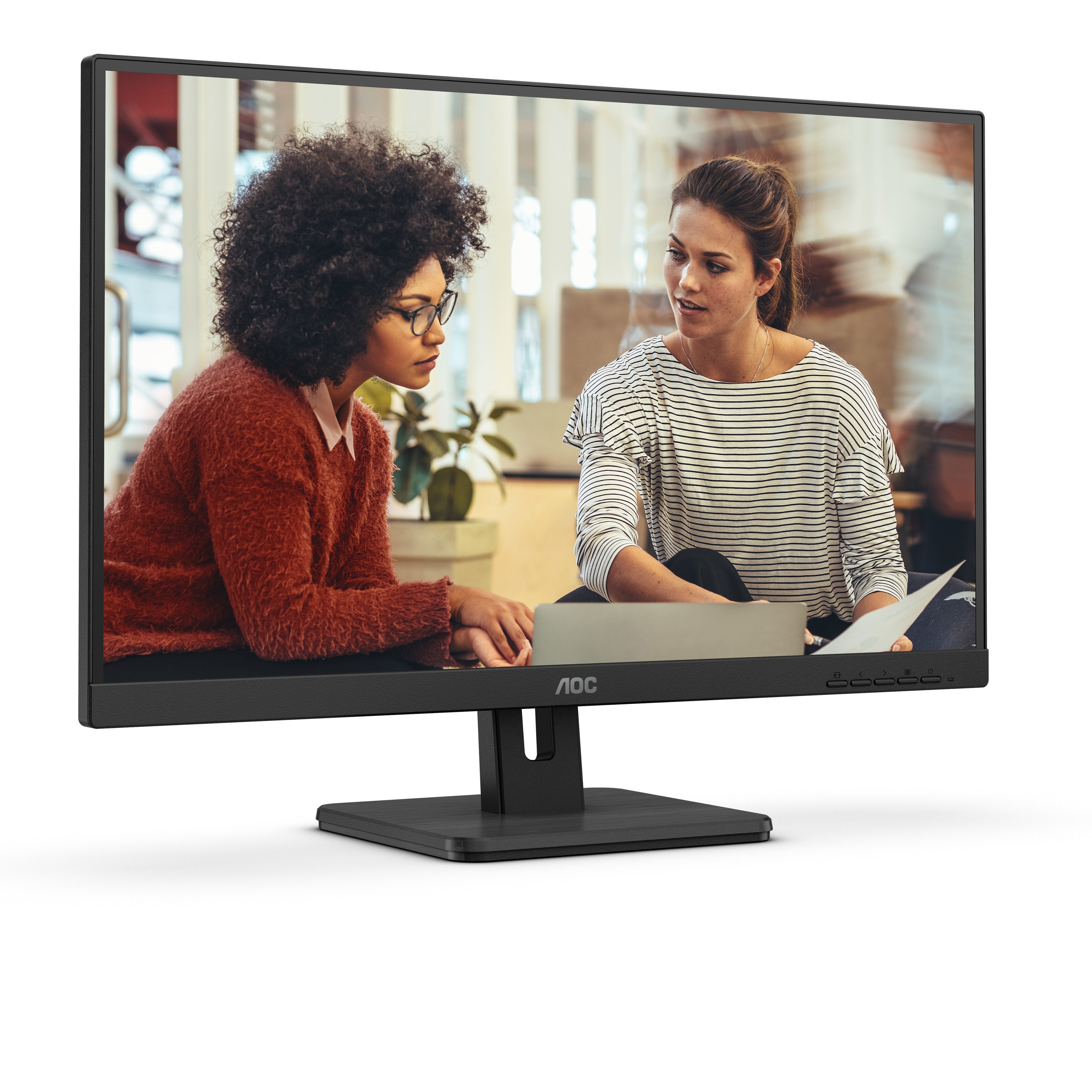 Monitor Aoc Q27e3uam 27" Wqhd Va 75hz 4ms 350cd M2 Hdmi 1.4 Dp Usb3.2x2