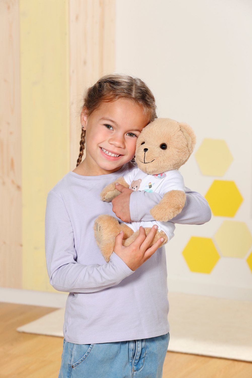 Muñeco Peluche Osito Blanco Baby Born 36cm