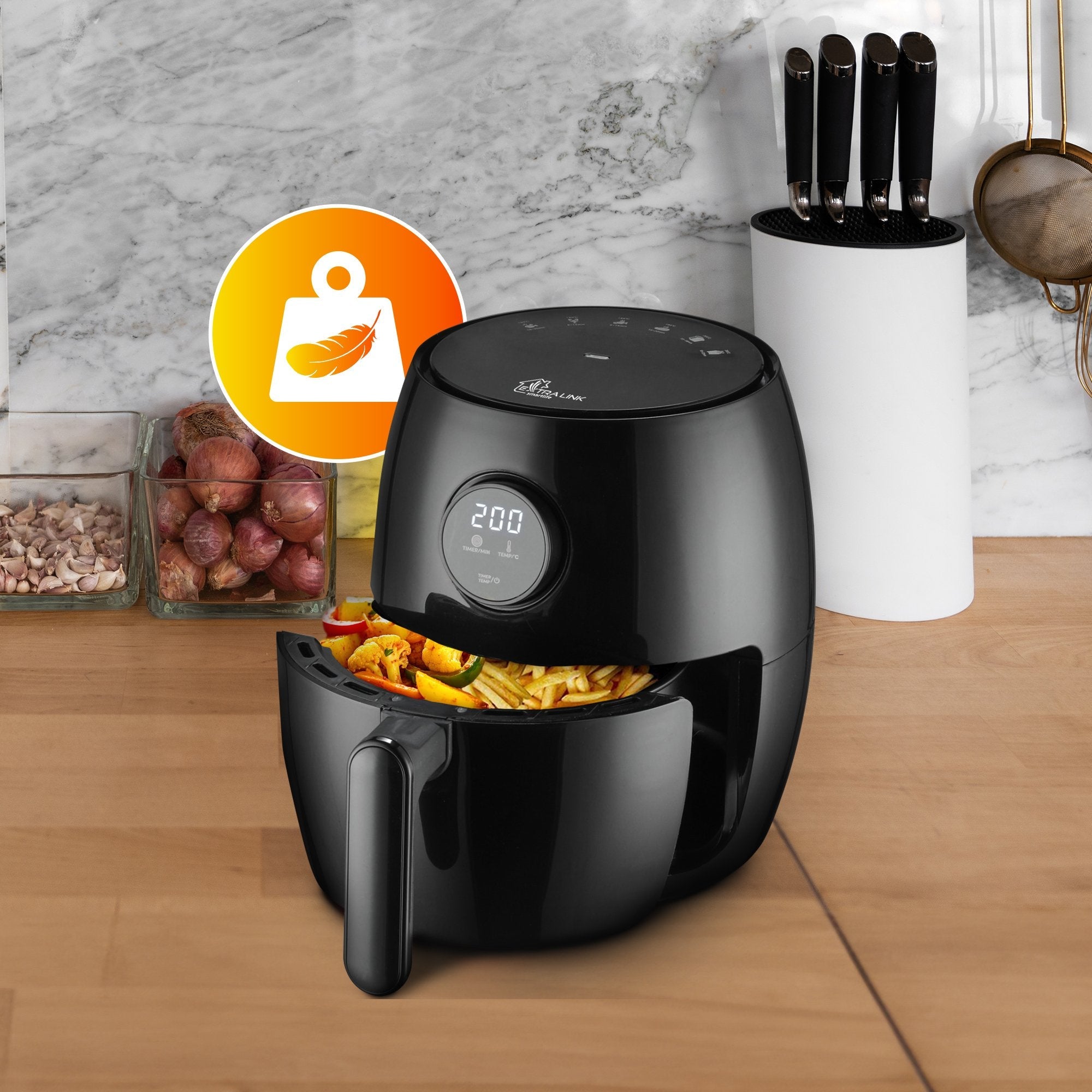 Extralink Smart Life Air Fryer 2l Eu Sj-200