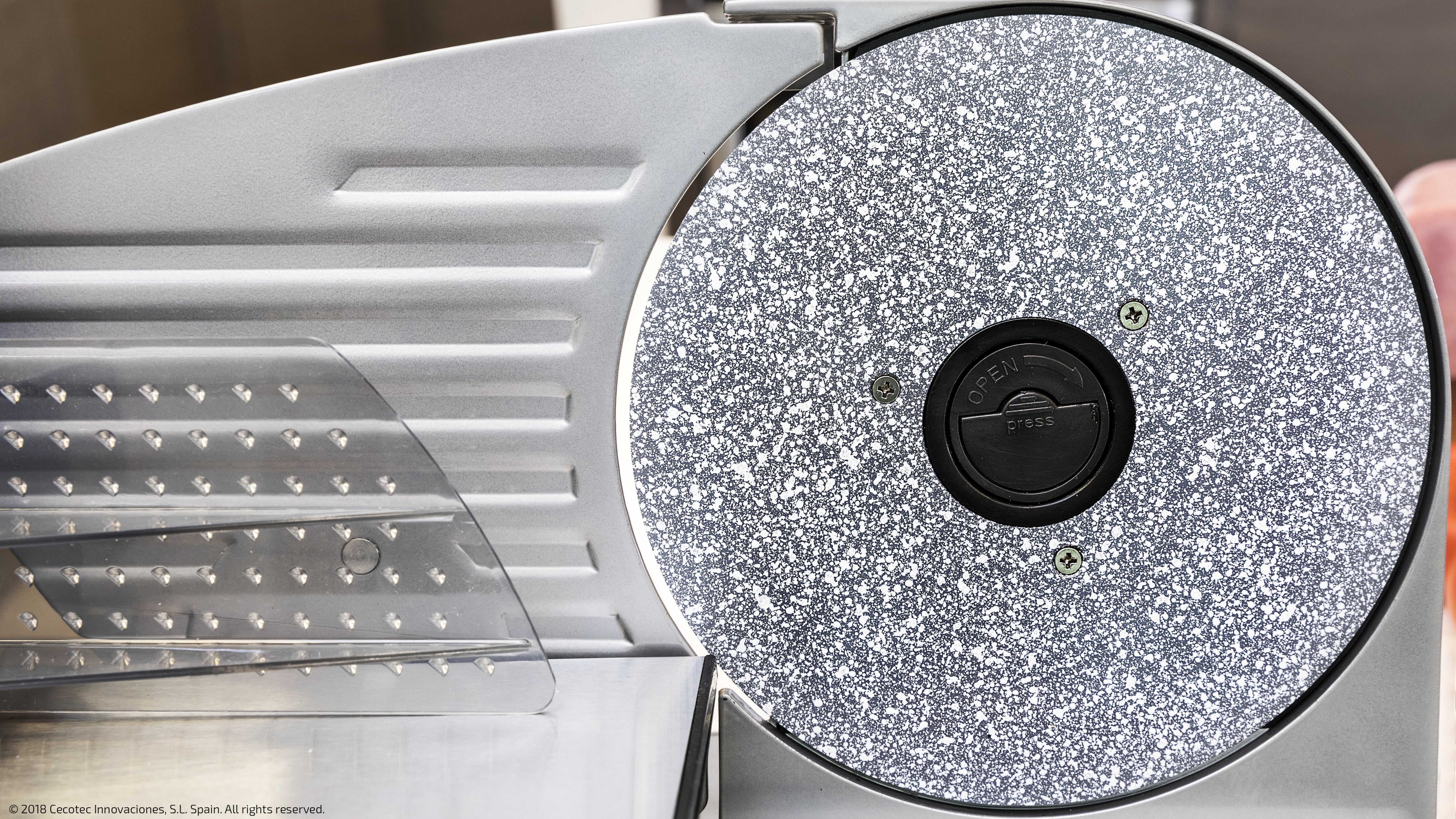 EAN 8435484023078 - Cecotec Rock’nCut Twin rebanadora Manual 180 W Negro, Acero inoxidable imagen 14