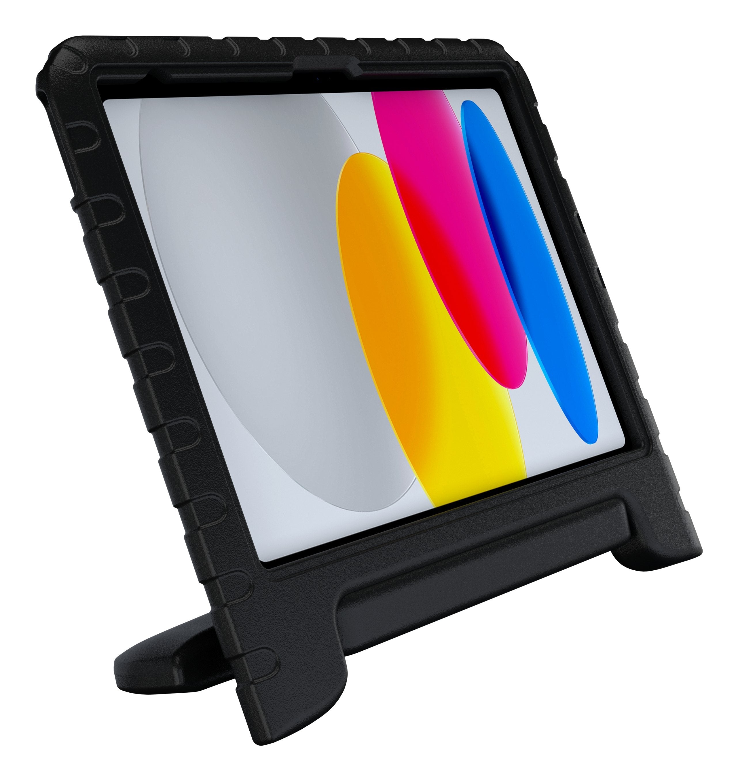 Deqster Kids Case Funda Para Tablet & Cristal Protector F. Ipad 10. 11.Gen Kindersicher & Robust, Integrierte Stylus-Soporte, 9h Display Protección Vidrio, Negro