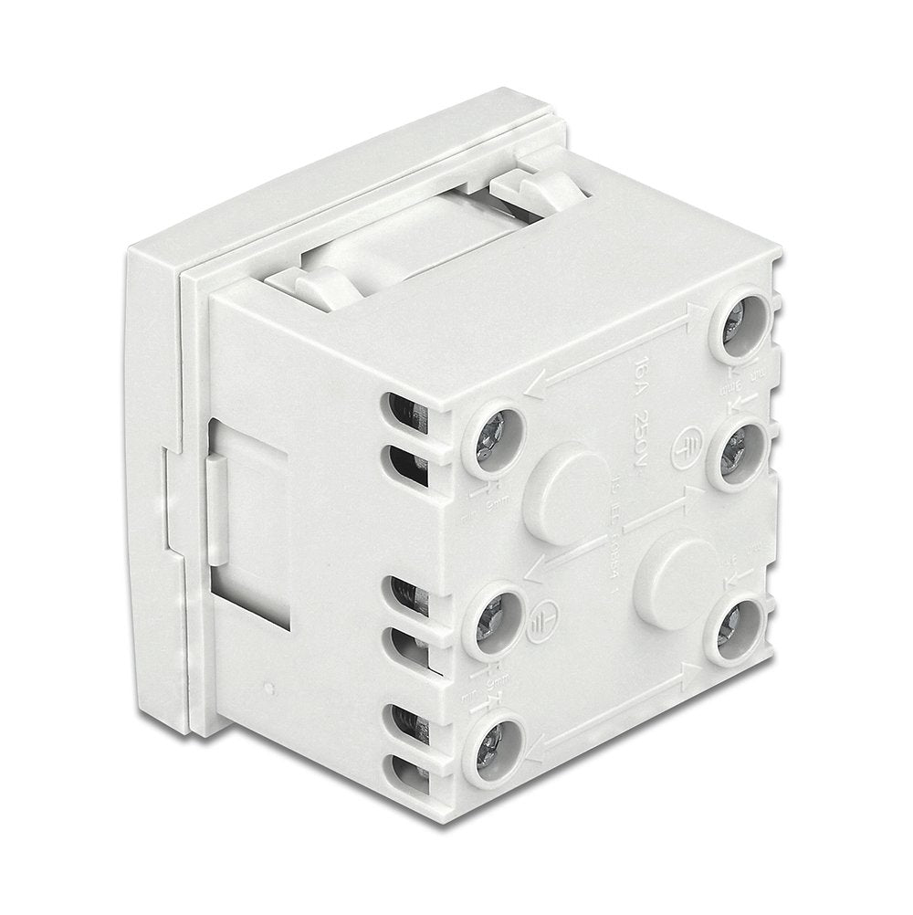 Delock Easy 45 Schutzkontakt-Meckdose Anordnung Erw. 45x45