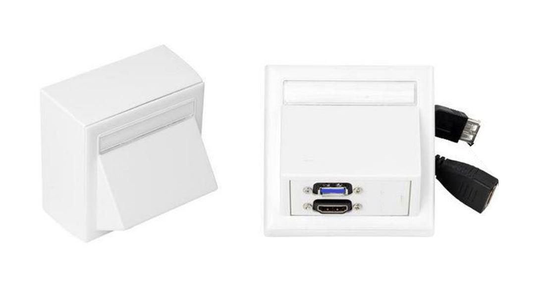 EAN 5704174894667 - Vivolink WI221261 toma de corriente HDMI + USB A Blanco imagen 1