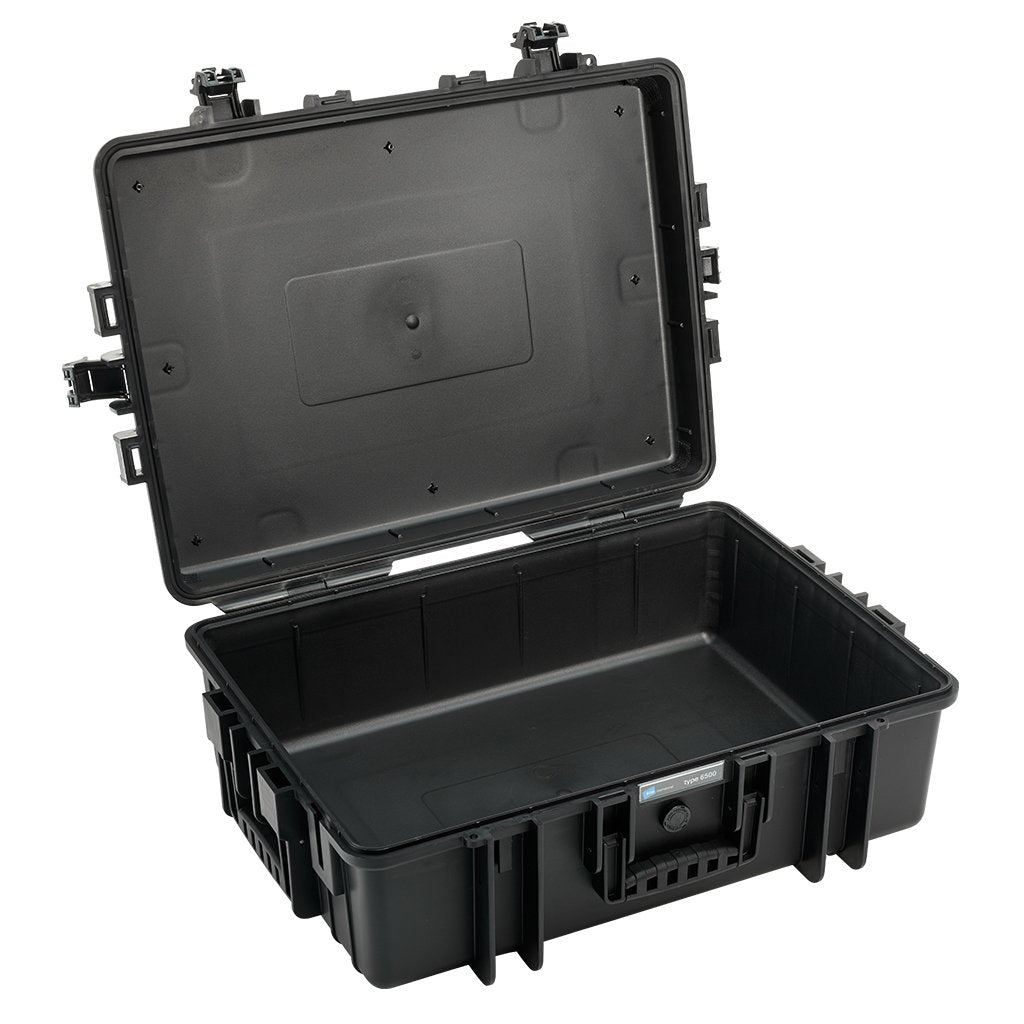 B&W Tipo 6500, Case Negro, Isportación De Espuma En Forma De Dados, Removible 6500/B/Si