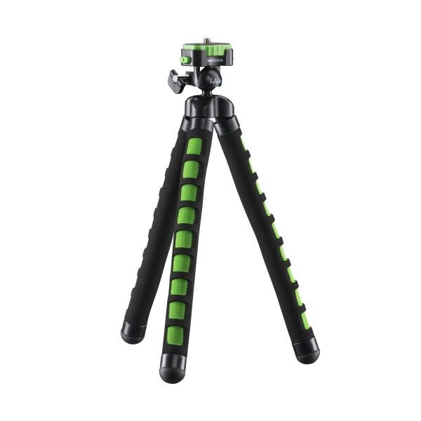 Mantona 21401 Tripode Smartphone/Cámara Digital 3 Pata(S) Negro, Verde