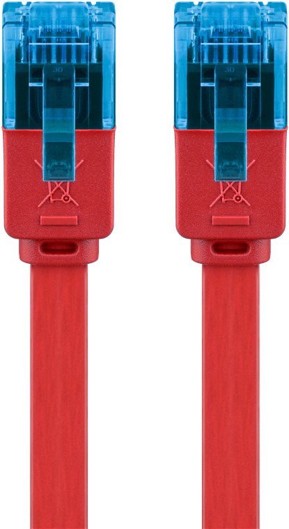 EAN 4040849963001 - Goobay 96300 cable de red Rojo 0,5 m Cat6 U/UTP (UTP) imagen 4