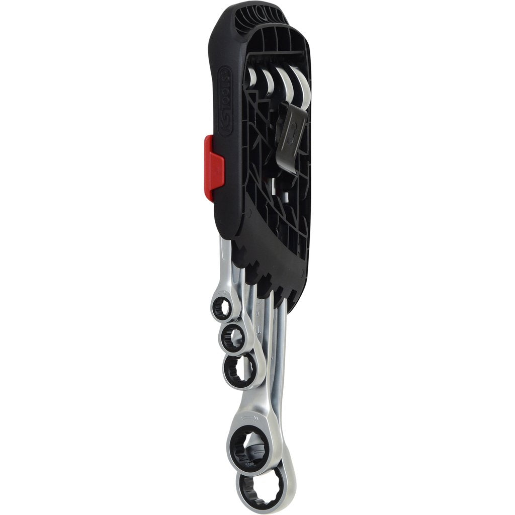 Ks Tools Duo Gearplus 5 Pcs Ratchet Ring Spanner-Set