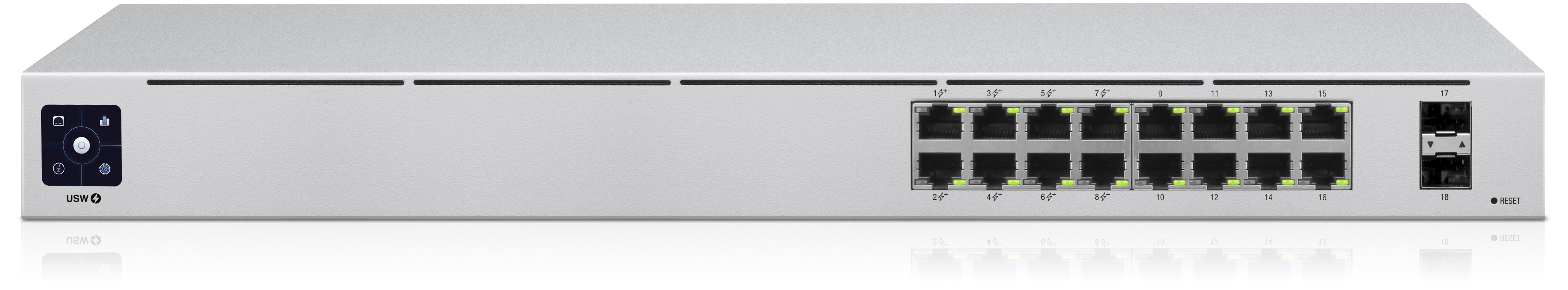 EAN 0817882028516 - Ubiquiti UniFi 16-Port PoE Gestionado L2/L3 Gigabit Ethernet (10/100/1000) Energía sobre Ethernet (PoE) 1 imagen 5