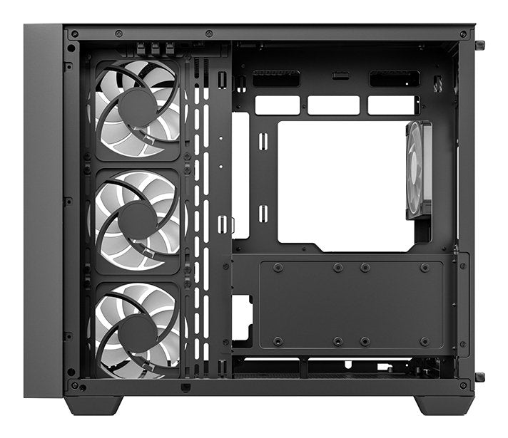 Caja Pc Deepcool Cg530u 4f Negra, Vitrina De Cristal Curvado R-Cg530u-Bkaga4-G