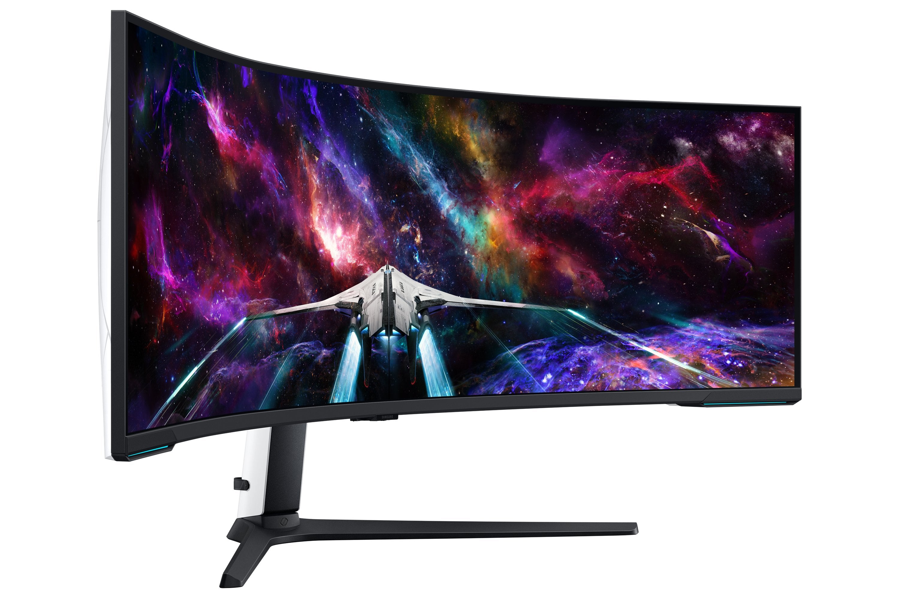 EAN 8806094972252 - Samsung G95NC pantalla para PC 144,8 cm (57") 7680 x 2160 Pixeles Dual UHD LED Negro, Blanco imagen 3