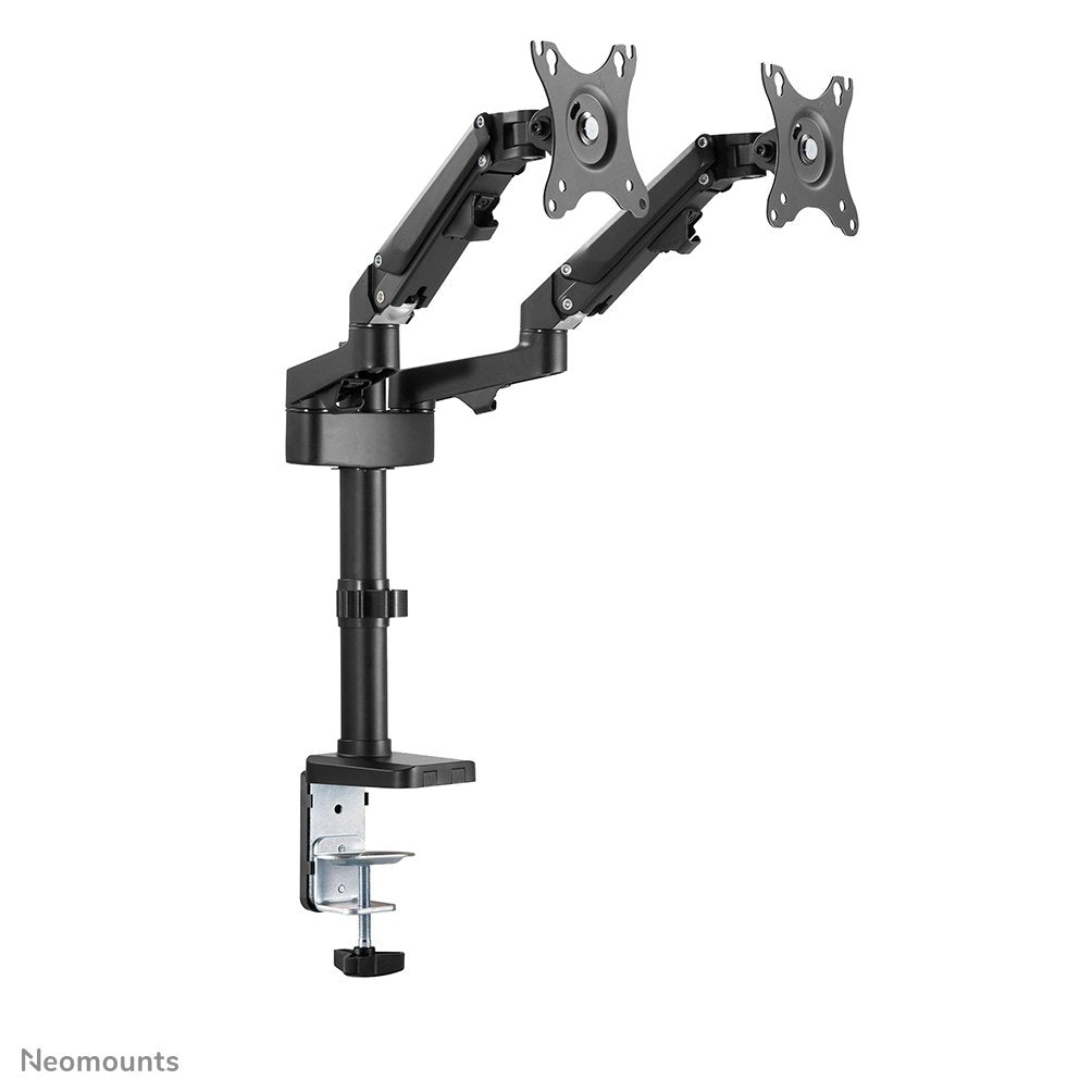 Neomounts Soporte De Escritorio De Movimiento Completo Para 2 Pantallas De 17-27" 7kg Ds70-750bl2