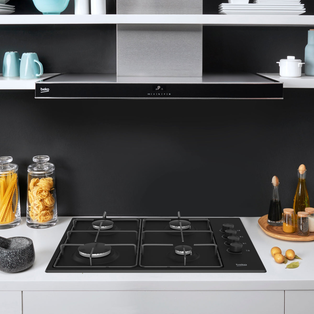 EAN 8690842418839 - Beko HIBG64120SB hobs Negro Integrado 60 cm Encimera de gas 4 zona(s) imagen 7
