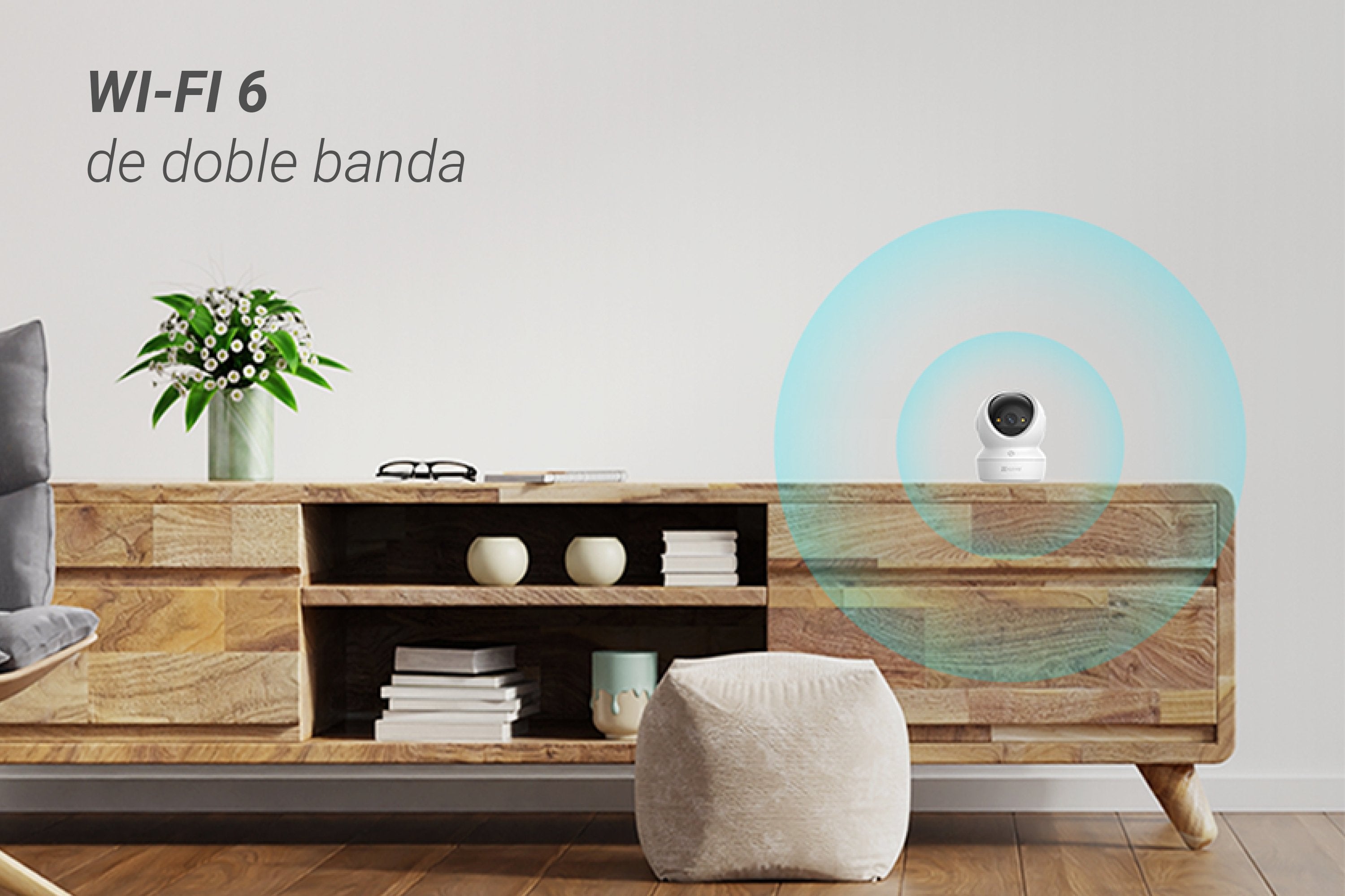 EAN 6941545641645 - EZVIZ H6c G1 4K Esférico Cámara de seguridad IP Interior 3840 x 2160 Pixeles Techo/Pared/Escritorio imagen 19