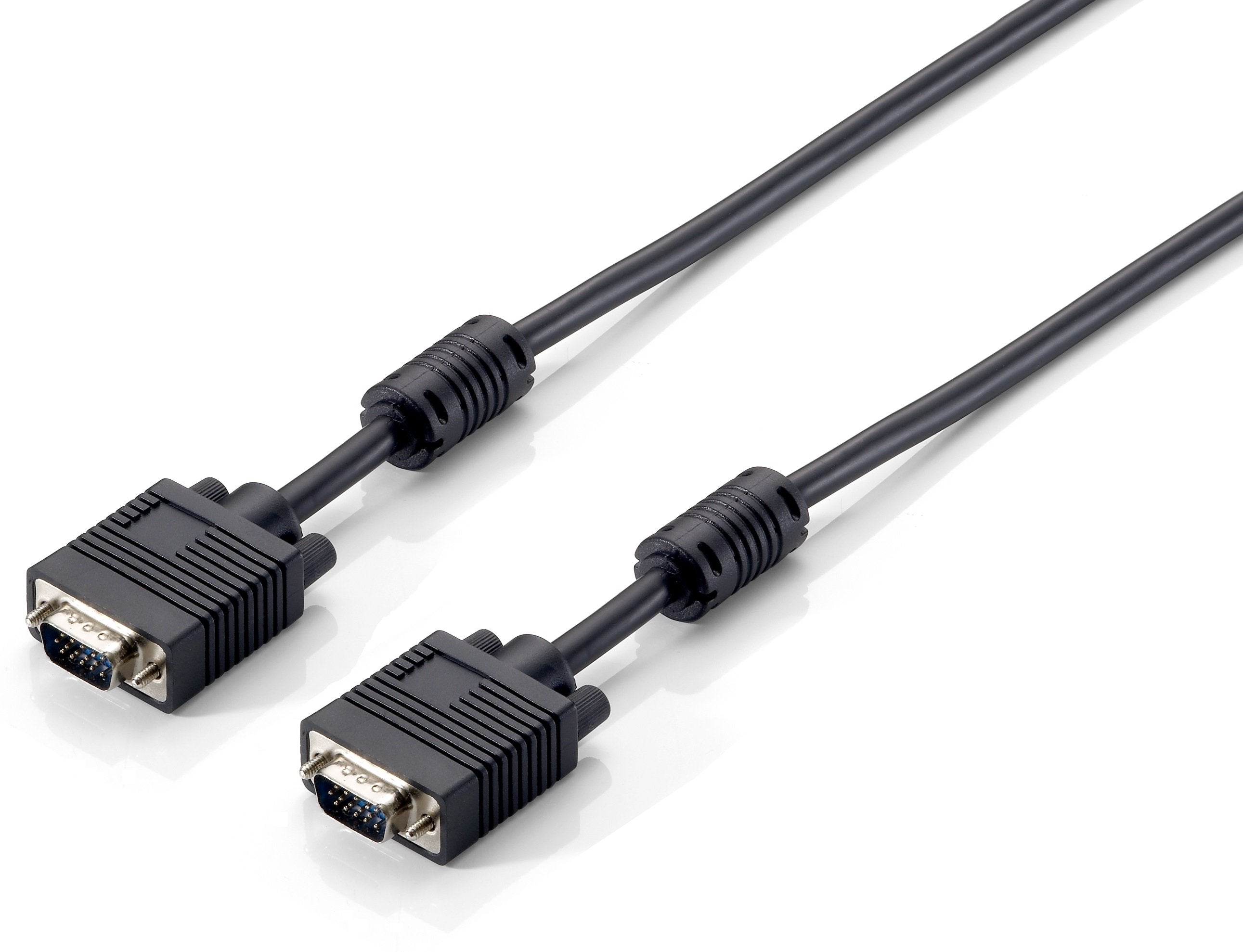 Equip Cable Vga 118817 Conectores Hdb15 Macho Macho Pernos Moleteados Y Ferritas 1.8m