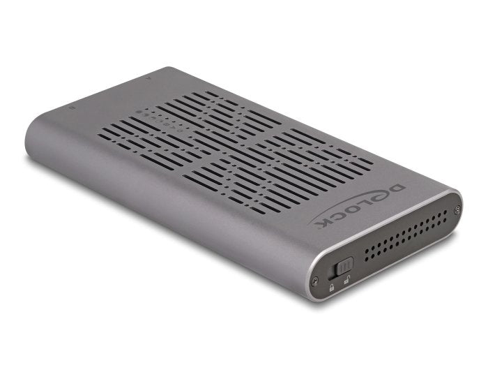 Delock 42027 Caja Externa Usb 20 Gbps Para 2 X Ssd M.2 Nvme Pcie Con Usb Type-C Hembra Y Función De Clonación