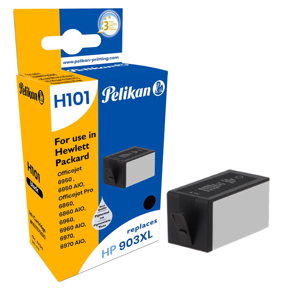 Pelikan Tinta Para Hp T6m15ae - Hp903xl H101 Comp. Black